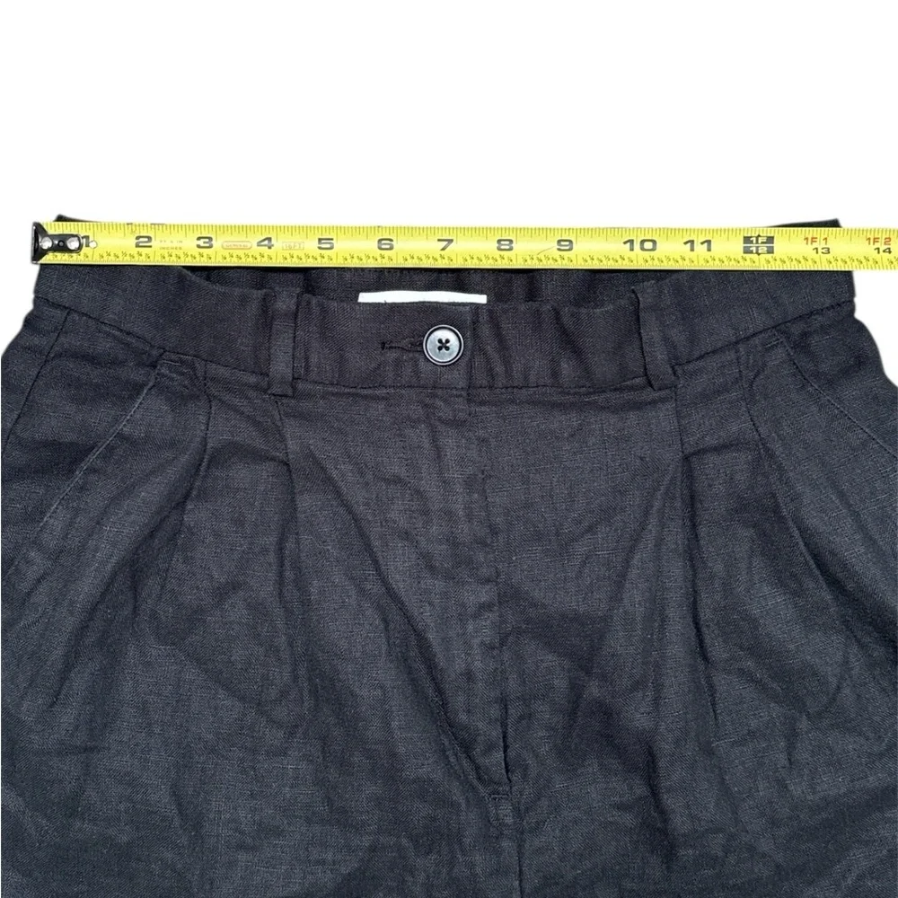 Banana Republic The‎ Soho 4” Short In Linen Black High Rise Women’s Size 4